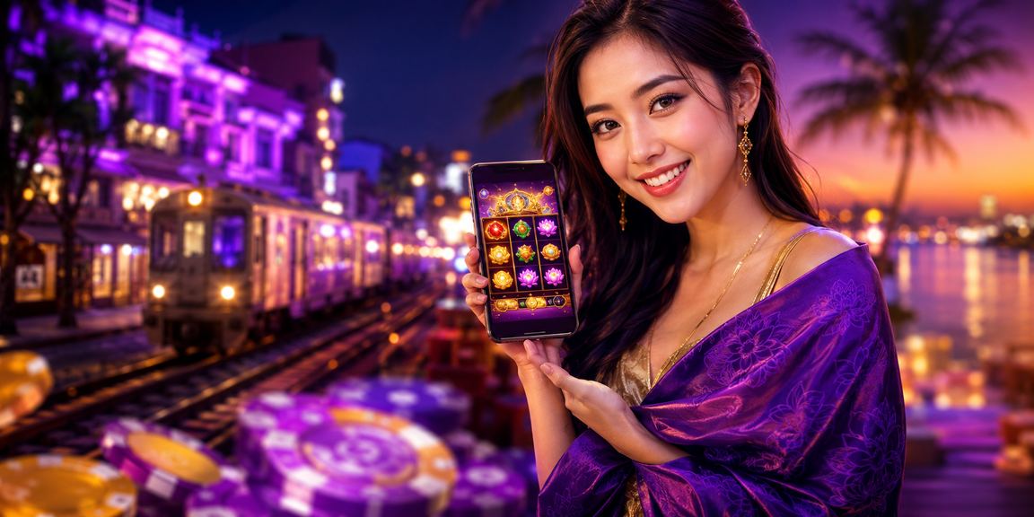 Trò chơi slot neon về đêm tại Hà Nội trên nền tảng 748